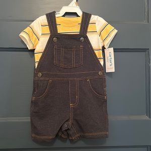 Carter’s Overalls and T-Shirt Set